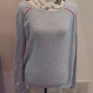 Camuto top grey front multi color back size med